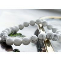 The Great Living Co White Howlite Bracelet
